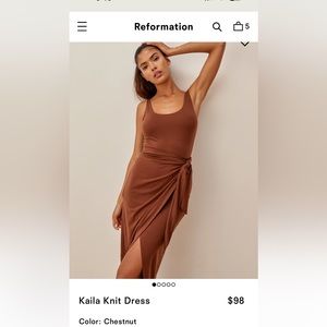 Reformation Kaila Knit Dress